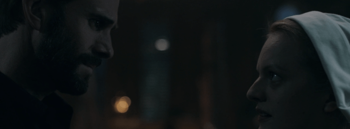 The Handmaid's Tale - Elisabeth Moss and Joseph Fiennes