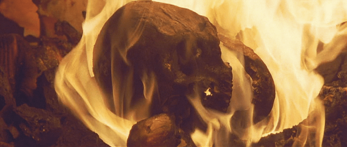 Mute Witness - Flaming Skull