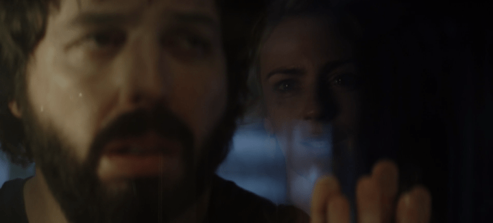 Syfy's Nightflyers "Rebirth" - Angus Sampson & Miranda Raison