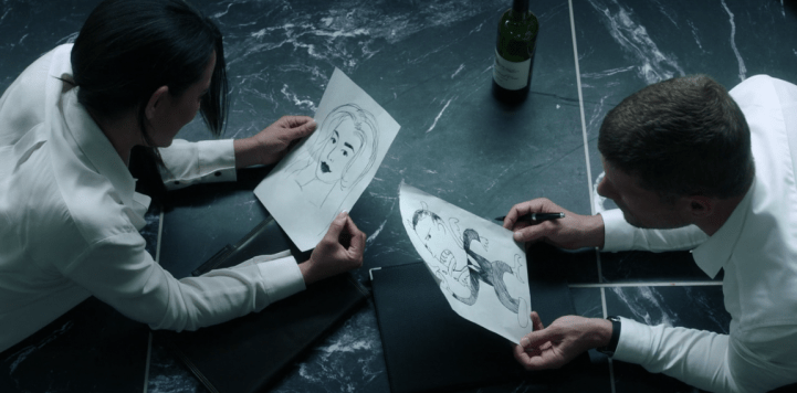 Into the Dark - Down - Caricatures