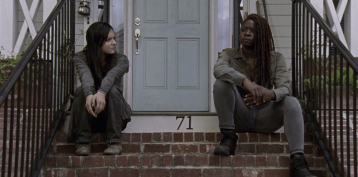 The Walking Dead 9x14 "Scars" - Cassady McClincy & Danai Gurira