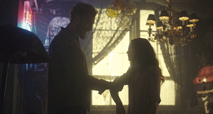 Father Son Holy Gore - American Gods - Pablo Schreiber &amp; Emily Browning