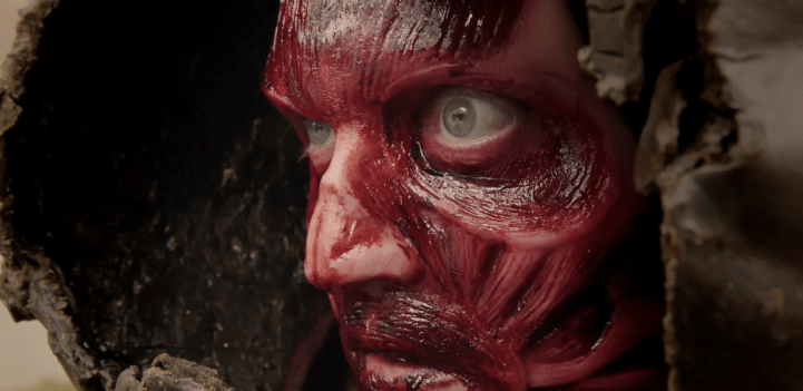 Father Son Holy Gore - Happy - Skinless Chocolate Man