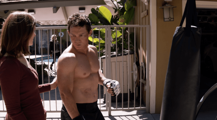 Father Son Holy Gore - Animal Kingdom - Emily Deschanel and Shawn Hatosy