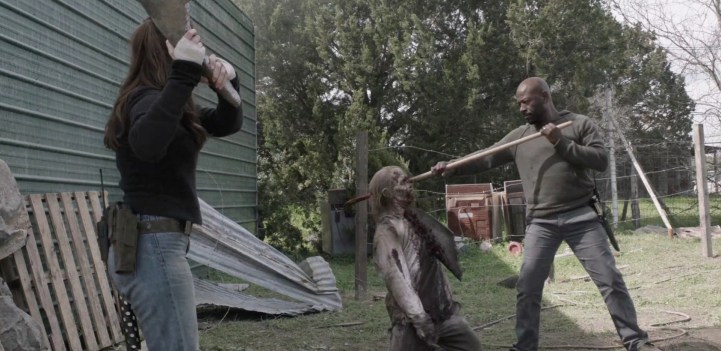 Father Son Holy Gore - Fear the Walking Dead - Morgan's New Staff