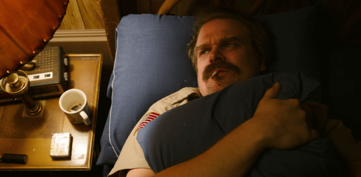 Father Son Holy Gore - Stranger Things - David Harbour as Chief Jim Hopper