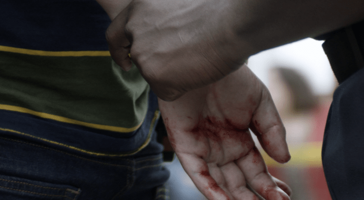 Father Son Holy Gore - The Walking Dead World Beyond - Silas Handcuffed