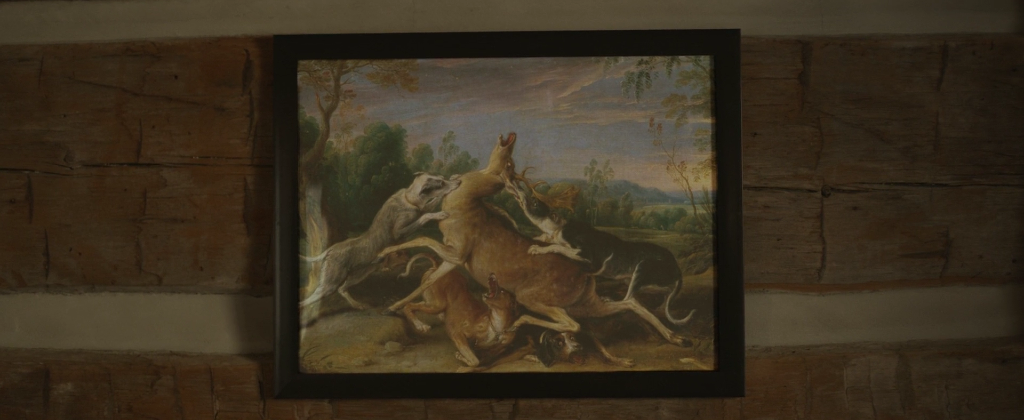 Father Son Holy Gore - The Retreat - Wolves Painting