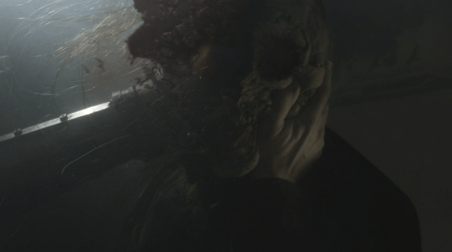 Father Son Holy Gore - The Walking Dead - Aaron Smashes Zombie Head