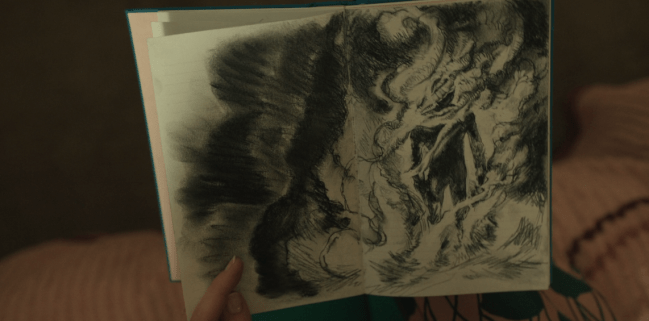 Father Son Holy Gore - Servant - Scary Man Drawing