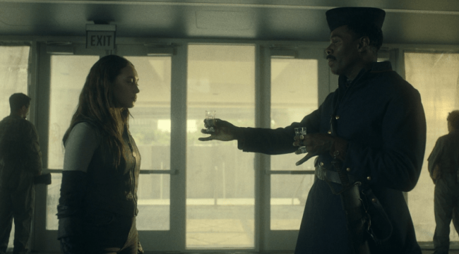 Father Son Holy Gore - Fear the Walking Dead - Alicia and Victor Have One Drink