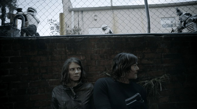 Father Son Holy Gore - The Walking Dead - Daryl &amp; Maggie Hide from Soldiers