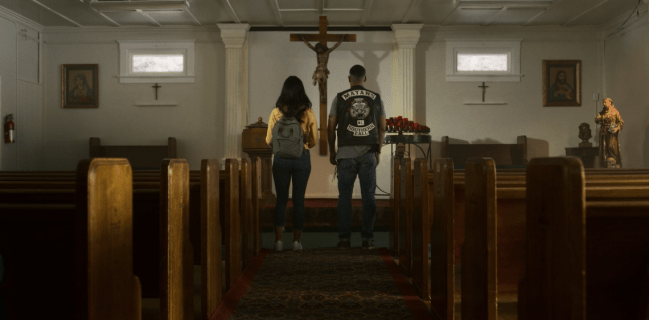 Father Son Holy Gore - Mayans MC S03 - Gaby &amp; EZ at Church