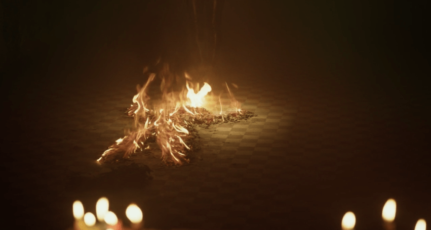 Father Son Holy Gore - Huesera - Burning Leaves Figure