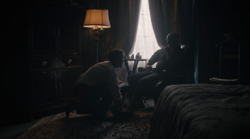 Father Son Holy Gore - Slasher Season 5 - Crenshaw Washes Rondeau's Foot like Mary Magdalene and Jesus