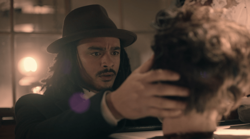 Father Son Holy Gore - Slasher Season 5 - Detective Rijkers with Horatio's Decapitated Head